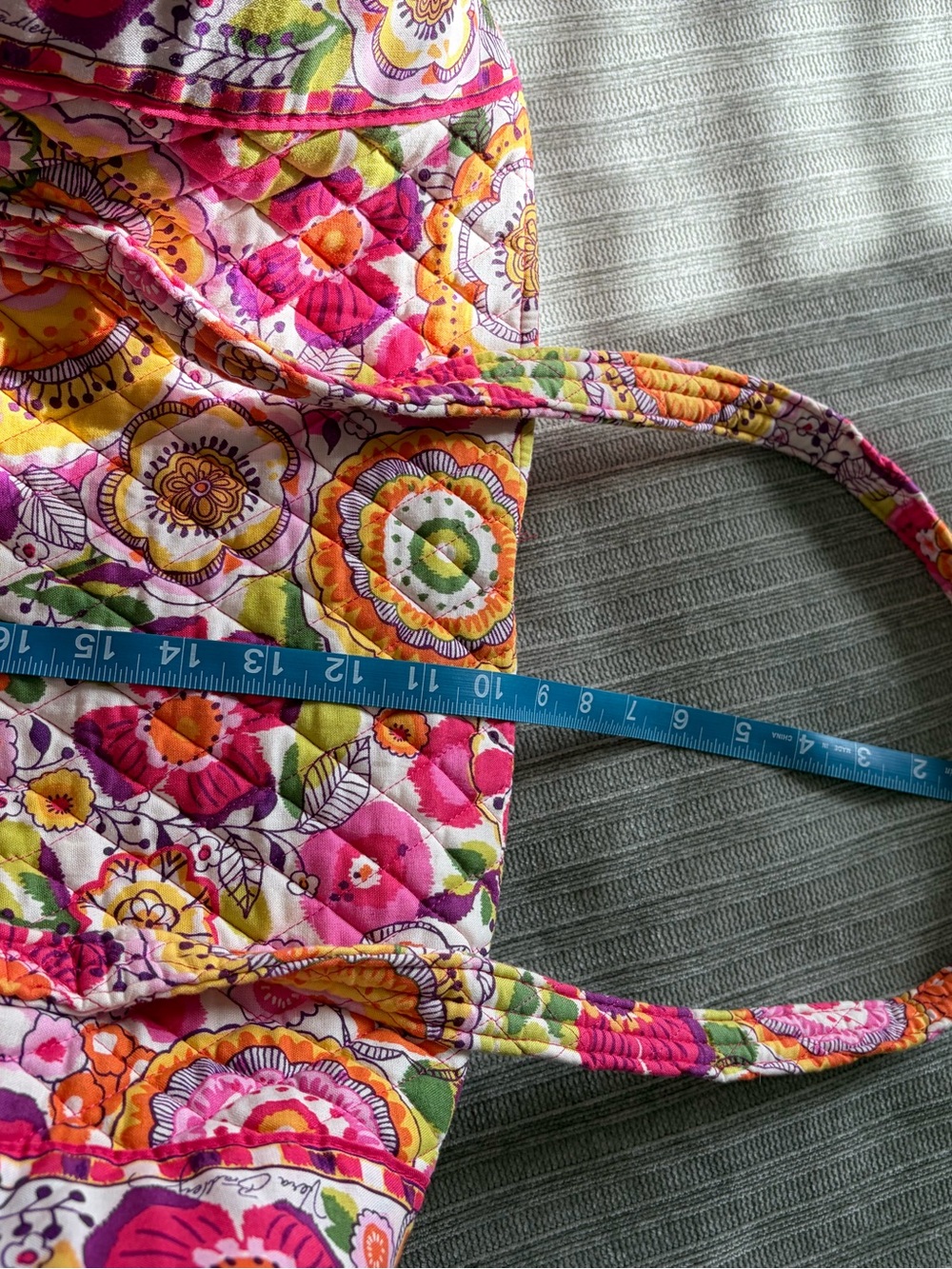 Vera Bradley Floral Quilted Weekender Duffle Bag - Picture 14 of 14